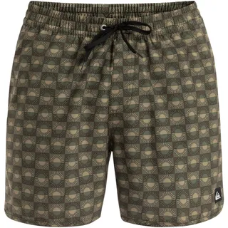 Quiksilver SURFSILK Badehose Herren in florever grape leaf - cre, Größe M - oliv