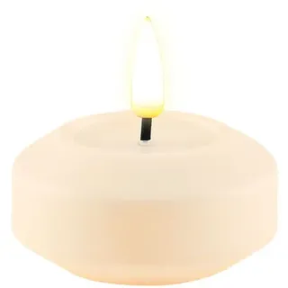 Schwimmendes Maxi Teelicht LED Creme