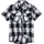 Checkshirt Schwarz/Weiß 6XL