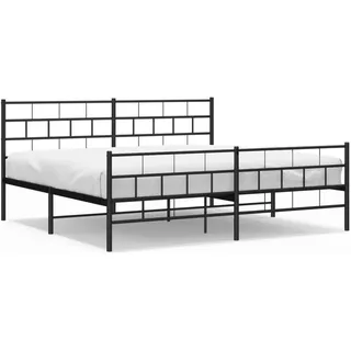 vidaXL 200 x 200 cm Schwarz