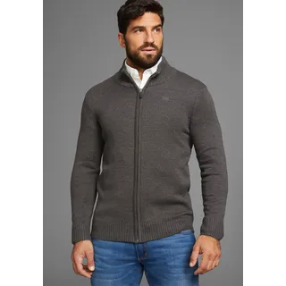 MAN'S WORLD Strickjacke in anthrazit melange | Gr.: M