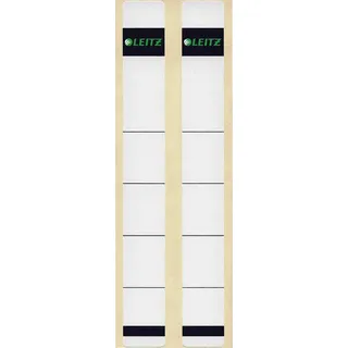 Leitz Ordneretiketten 1646 Grau 23,0 x 192,0 mm 10 Blatt