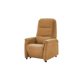 Hukla Fernsehsessel Dean Mikrofaser 70 x 105 x 88 cm Gelb elektrisch