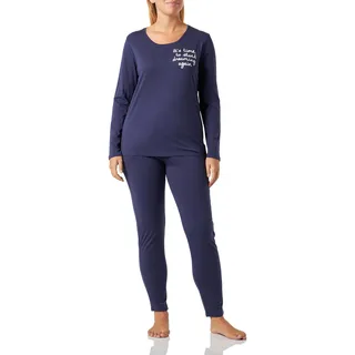 Triumph Damen Sets PK 03 LSL X Pajama Set, Skyline, 42 - 42