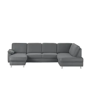 meinSofa Wohnlandschaft grau - Mikrofaser Oliver-S ¦ grau ¦ Maße (cm): B: 300 H: 85 T: 202.0