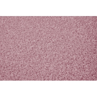 ANDIAMO Teppichboden "Velours Pisa" Teppiche Uni Farben, Breite 400 cm, strapazierfähig & pflegeleicht Gr. B/L: 400 cm x 450 cm, 17,5 mm, 1 St., rosa (altrosa) Teppichboden
