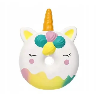 Festivalartikel Spielfigur Verschiedene Typen Antistress Squish Perfektes Geschenk für Ihr Kind!, (1-tlg) bunt Einhorn-Donut