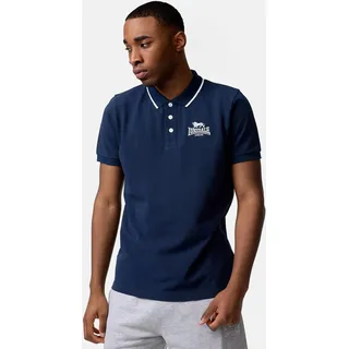 Lonsdale Ballygalley Kurzarm-poloshirt - Dark Navy / White - L