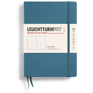 Leuchtturm1917 Notizbuch A5 liniert/Blanko Blau