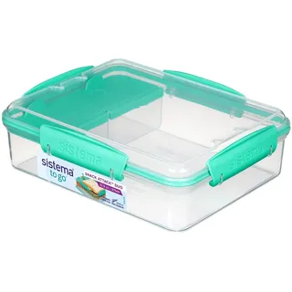 Sistema Snack Attack Duo To Go Brotdose 0,975 l Gemischte Farben 1 Stück(e)