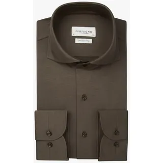 Profuomo Langarmhemd braun 41