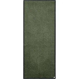 Barbara Becker Fußmatte Gentle, Schmutzfangmatte für Eingangsbereich und Wohnungstür, Fußabstreifer Innen, Türmatte, Grün 67 x 170 cm