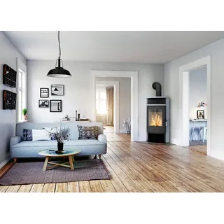Fireplace Kaminofen Samba Speckstein/Stahl, grau, 6 kW
