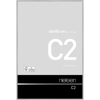 Nielsen Bilderrahmen C2 Aluminium Silber 60x90 cm 1 St.