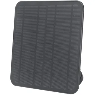 Solarpanel für Ring Spotlight Cam für Stick Up Cam, 12 W Schnelles Aufladen, Wetterfestes IP65-Solarladepanel, Verstellbares, an der Wand Montiertes Solarladegerät für