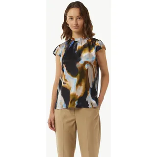 Comma, Bluse, blau|mehrfarbig, 46