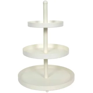 Etagere SISSI, H 35 cm - Weiß - Metall - 3 Etagen