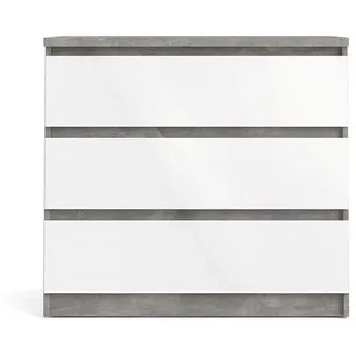VCM Nada 77 x 70 x 50 cm Beton Dekor / Weiß