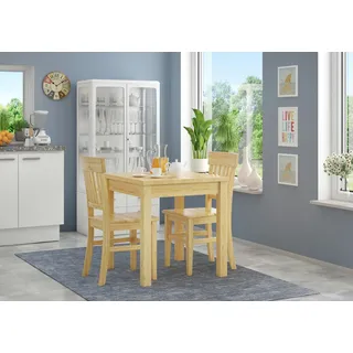 Erst-Holz Tisch Esstisch Massivholztisch Küchentisch Kiefer Massiv glatte Beine 90.70-50A
