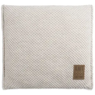 Knit Factory Dekokissen Knit Factory Lynn Kissen Beige - 50x50