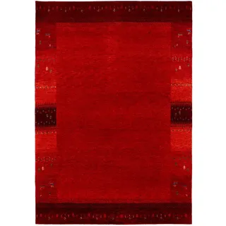 Novel Wollteppich, Rot, Textil, Uni, rechteckig, 200x300 cm, für Fußbodenheizung geeignet, Teppiche & Böden, Teppiche, Naturteppiche