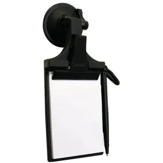 HP Autozubehör 19110 Dokumenten-Klemmbrett 220 mm x 95 mm x 45 mm mit Saugnapf, für Frontscheibe