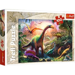 Puzzle Dinosaurier Land, 100 Teile