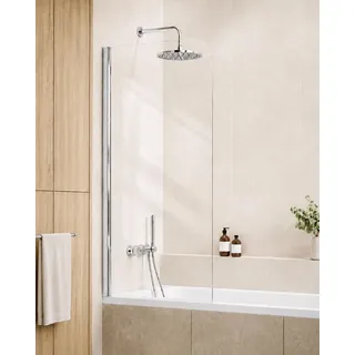Badplaats Duschwand Torino 60 x 140 cm Silber