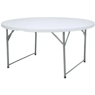 HENDI Buffettisch Klapptisch Ø 150 x 74 cm Weiß