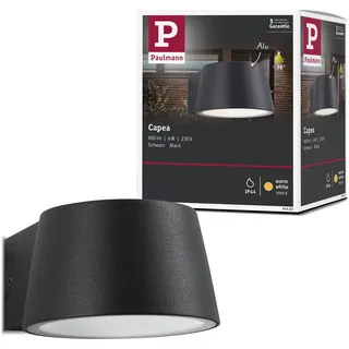 Paulmann Außenwandleuchte Aluminium 96x128mm IP44 6W 500lm 3000K anthrazit