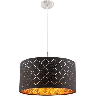 GLOBO Pendellampe 1-flg. 40 cm rund gold