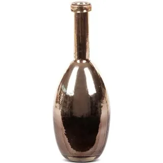Dekorative Glasvase Dalia (02) (Fi) 11x31 Cm Braun