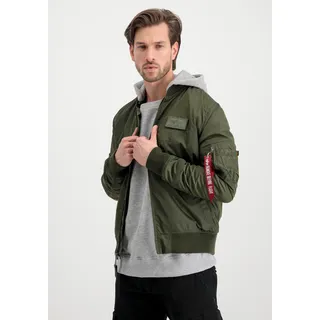 Alpha Industries MA-1 TT Hood dunkelgrün S