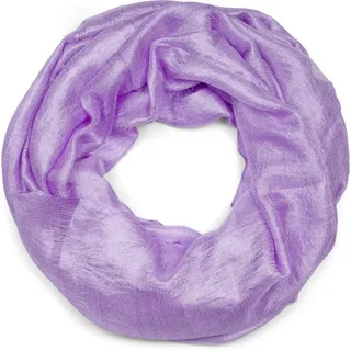 styleBREAKER Loop Seidiger Einfarbiger Loop, (1-St) lila