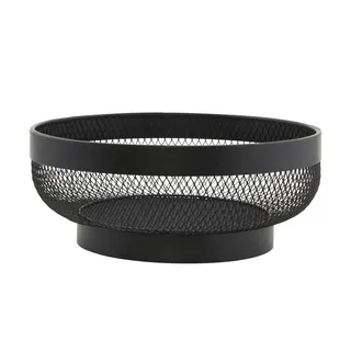 JUSTINUS Brot-/Obstkorb LifeStyle Metall Schwarz