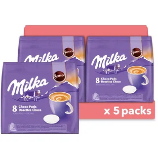 Senseo Milka Kakao Pads, 5 x 8 Getränke, 40 Kaffeepads (Verpackungsdesign kann abweichen)