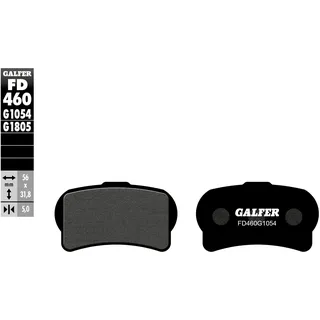 OEM Galfer Bremsbeläge, (Semi-Metallisch)