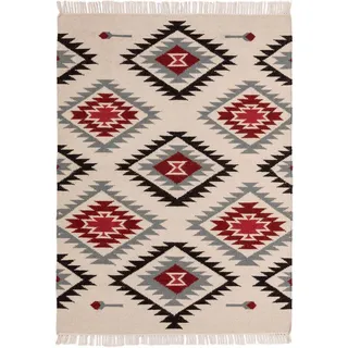 benuta Pure Kelim, Beige, Textil, Orientalisch, Rechteckig, 160x230 cm, Gots, pflegeleicht, Teppiche & Böden, Teppiche, Naturteppiche