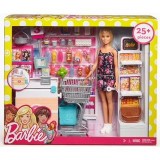 Mattel - Barbie Supermarkt und Puppe Spielset
