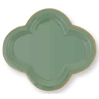 Pip Studio Tablett Fancy Small Green 26x30cm