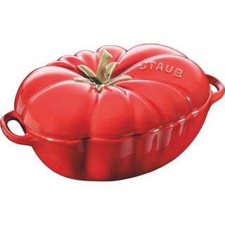 Staub Cocotte 16 cm, Tomate, Kirsch-Rot, Keramik, Auflaufform, Rot