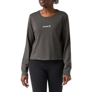 Hurley Damen OAO Smalls Long Sleeve Tee T-Shirt, Taupe (Simply Taupe), S