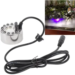 [zerstäuber] Abs-material, 264,00 G, Mit Mehrfarbigem Led-controller, 350 Ml/h Für Springbrunnen Und Teiche [nebelmaschine] [eu-stecker]