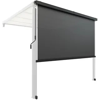empasa Pergola "TROJA" Sonnenschutzrollo, Sonnenschutzrollo für Pergola, Zubehörartikel grau 374 cm