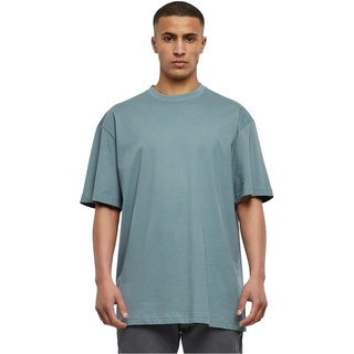 Urban Classics Herren T-Shirt Tall Tee, Oversized T-Shirt für Männer, Baumwolle, gerippter Rundhals, dusty blue, L