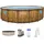 Set 488 x 122 cm holzoptik inkl. Filterpumpe + Poolleiter