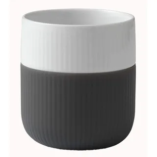Royal Copenhagen Fluted Contrast Becher, Silikon, Anthrazit, 330Ml