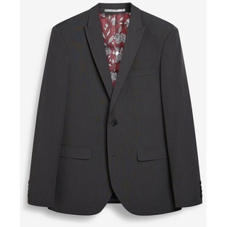 Next Baukastensakko Anzug mit zwei Knöpfen: Skinny Fit Jacke (1-tlg) grau 46 (GB: 36R)