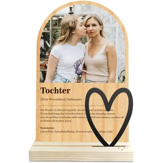 Geschenke für Tochter - Definition wie im Duden Holzbild - Tochter Geschenke, Tochter Geburtstagsgeschenk, Gemälde, Beste Tochter, Geburtstagsgeschenk für Tochter, Tochter Geschenk, Geschenke Tochter