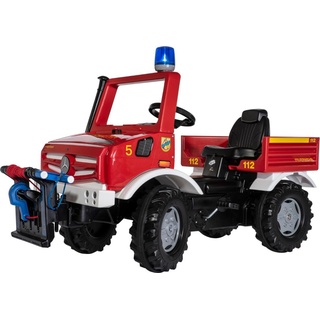 Rolly Toys rollyUnimog Feuerwehr Unimog mit Seilwinde Tretfahrzeug für Kinder